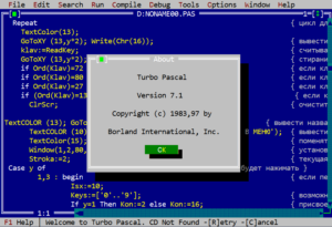 Turbo Pascal : présentation et téléchargement gratuit